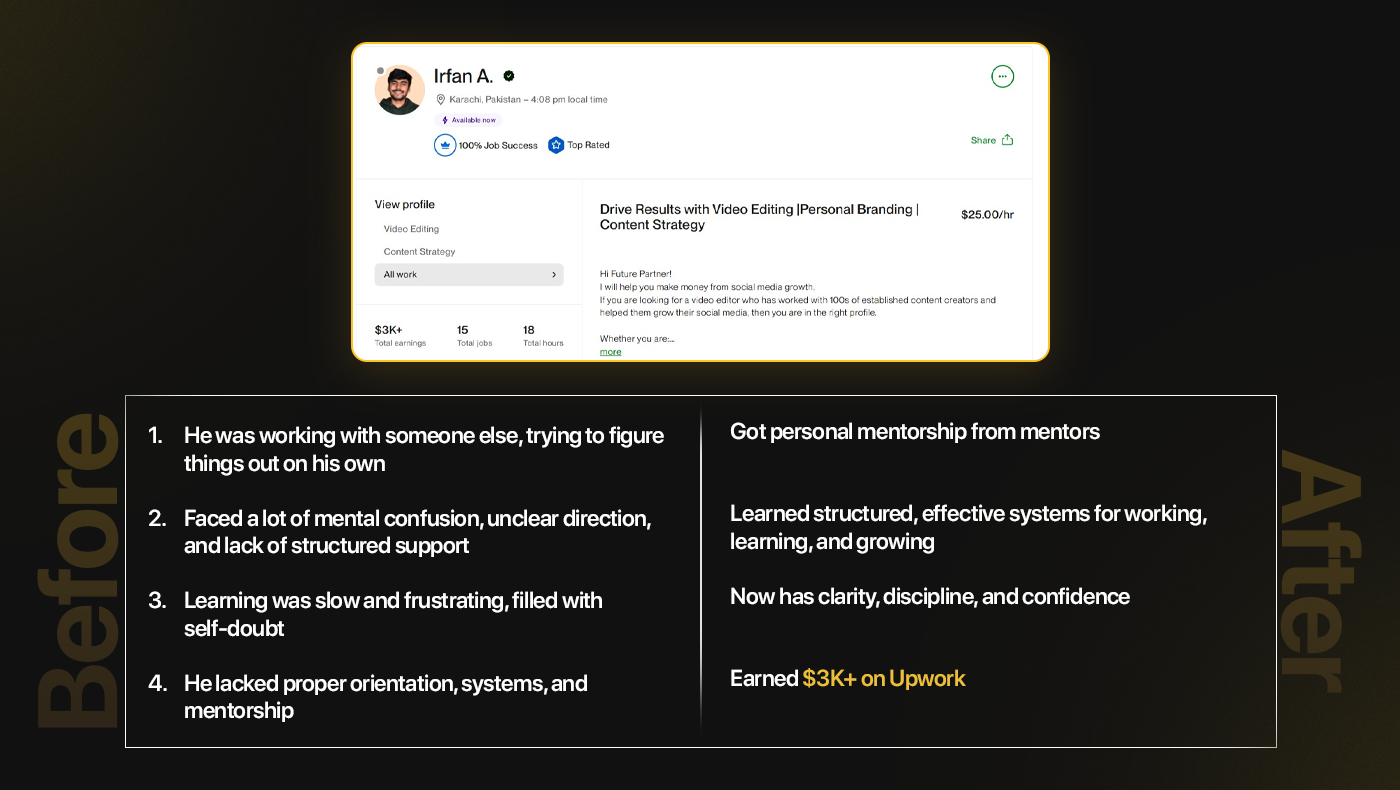 Upwork Success Story 7